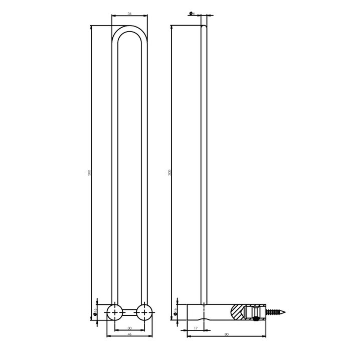 Intersteel Intersteel WC-Ersatzrollenhalter Edelstahl gebürstet