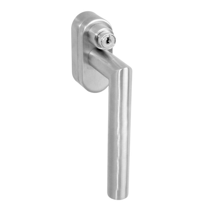 Intersteel Intersteel Window handle corner lockable SKG** brushed stainless steel