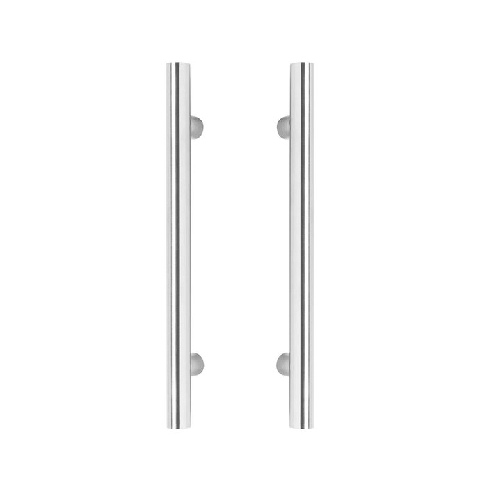 Intersteel Intersteel stainless steel door handles T 25/1000/1200 brushed pair