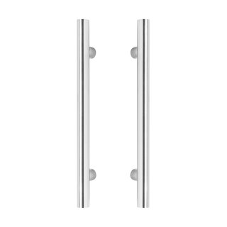 Intersteel Türgriffe aus gebürstetem Edelstahl T 30/800/1000 Paar