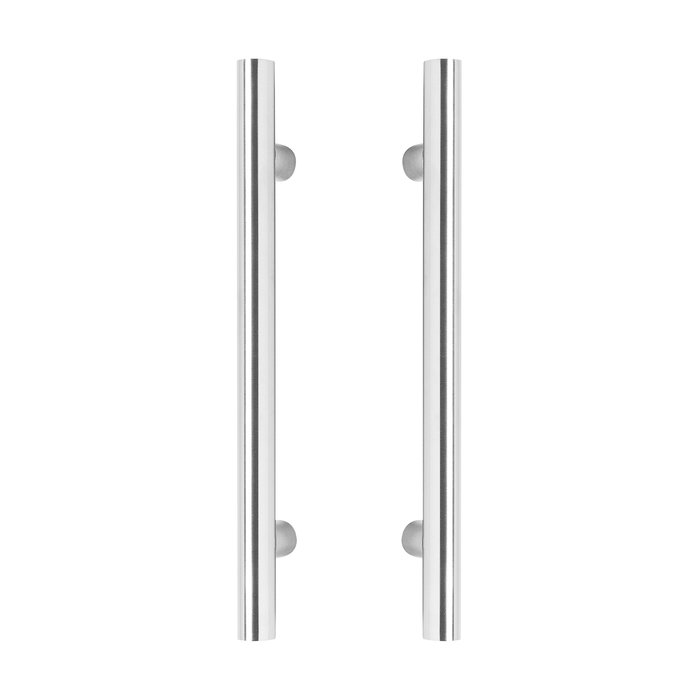 Intersteel Paar RVS deurgrepen T 30/800/1000 geborsteld