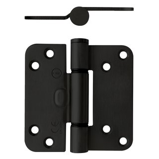 Intersteel Charnière lisse noire 89x89x3 mm Droite
