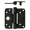 Intersteel Black plain bearing hinge SKG3 89x89x3mm black Left