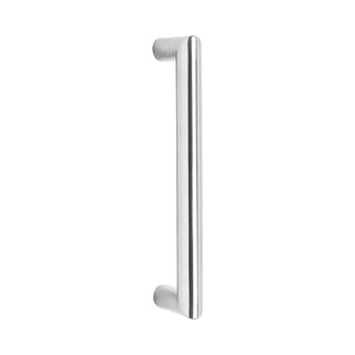 Intersteel Stainless steel door handle U-25/300 mm 90° brushed one side