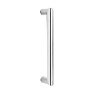 Intersteel Stainless steel door handle U-30/300 mm 90° brushed one side
