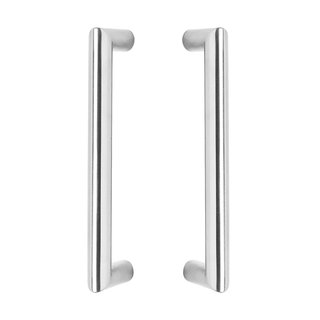 Intersteel RVS Deurgrepen U- 30/600 mm 90° paar geborsteld