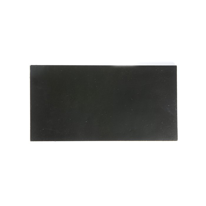 Dauby Rechteckige Fliese Pure®Tiles "sandcasted" gealtertes Eisen - schwarz (VO) 10 x 20 cm