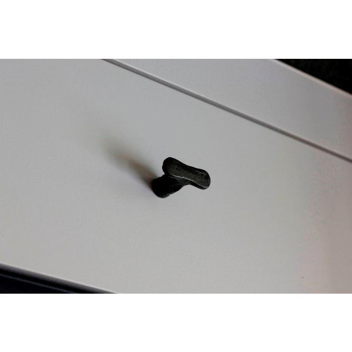 Dauby Furniture handle aged iron - black PBU-37mm (VO)