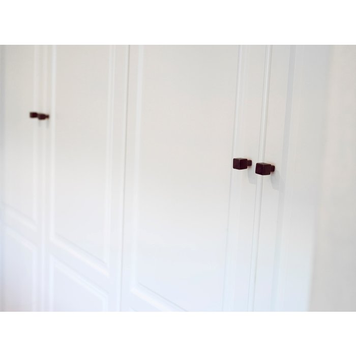 Dauby Furniture knob aged iron - black PQ-25mm (VO)