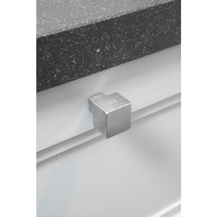 Dauby Furniture knob matt white bronze PQ-25mm (WBS)