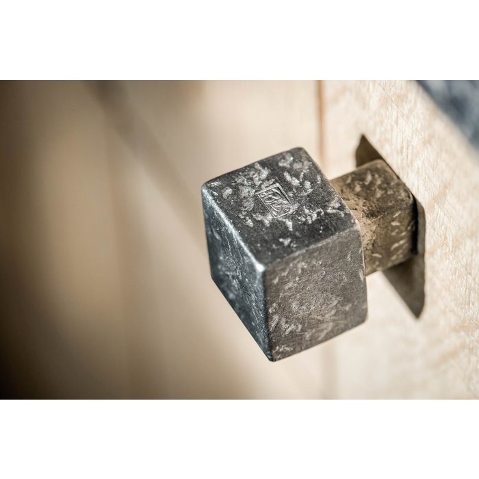 Dauby Furniture knob raw metal PQ-25mm (RM)