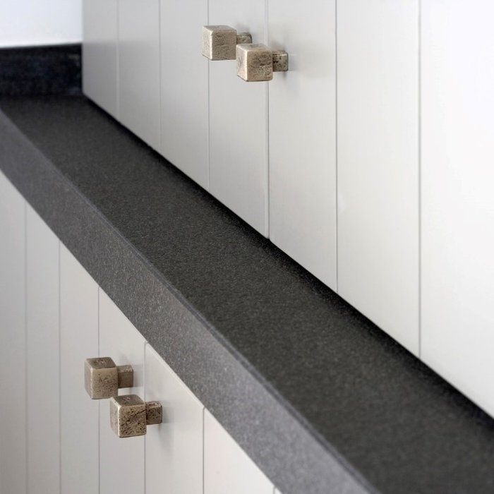 Dauby Bouton de meuble bronze blanc PQ-25mm (WB)