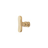 Dauby Furniture handle raw bronze polished PBU-37mm (RBP)