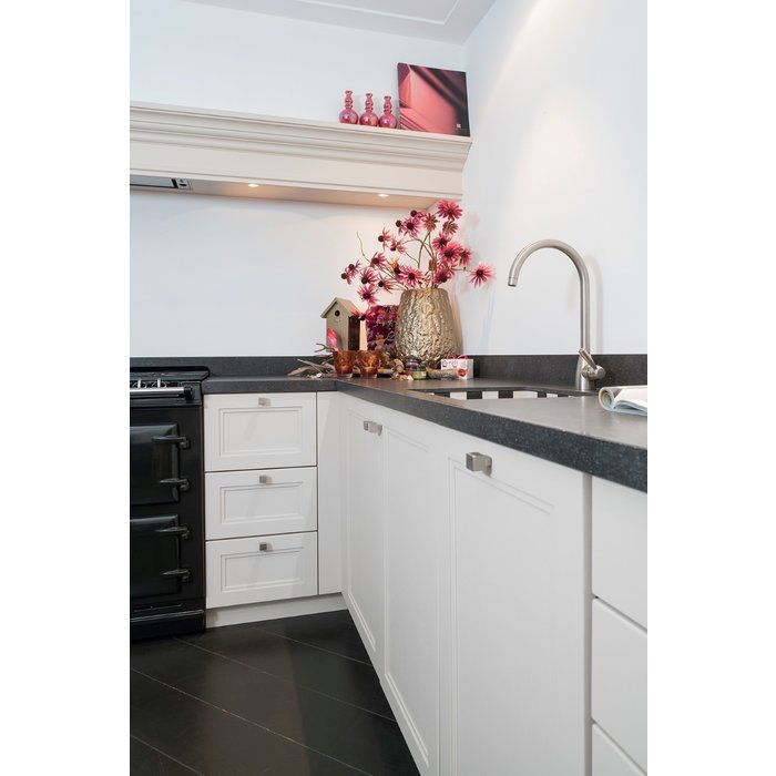 Dauby Bouton de meuble bronze blanc mat PQ-20 mm (WBS)