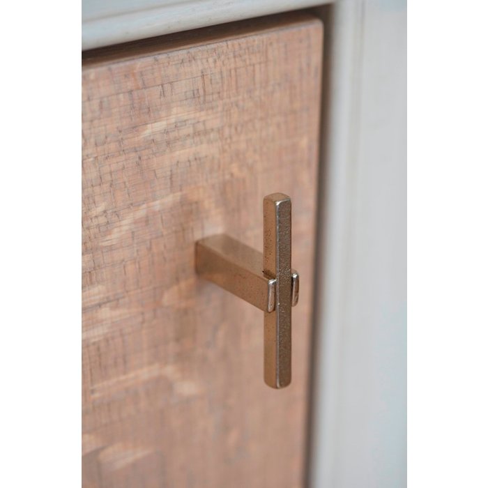 Dauby Bouton de meuble bronze blanc PTT-60 mm (WB)