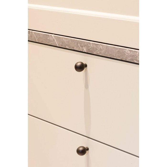 Dauby Black furniture knob PT-25 aged iron (VO)