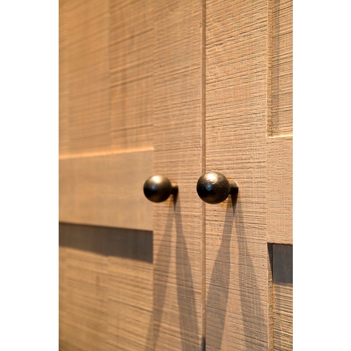 Dauby Black furniture knob PT-25 aged iron (VO)