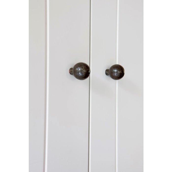 Dauby Bouton de meuble noir PT-20 fer vieilli (VO)