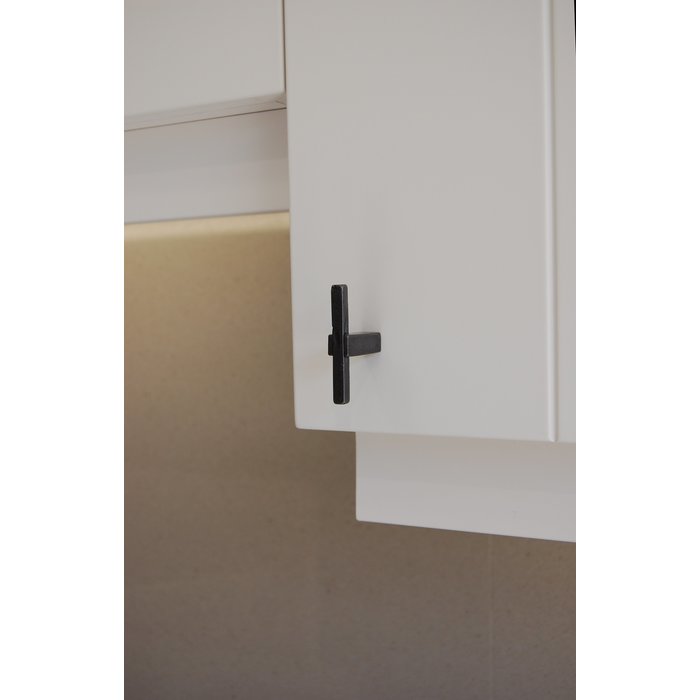 Dauby Bouton de meuble noir fer vieilli PTT-60 mm (VO)
