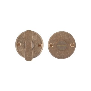 Dauby Set WC WC - 50/8mm - Rohbronze (RB)