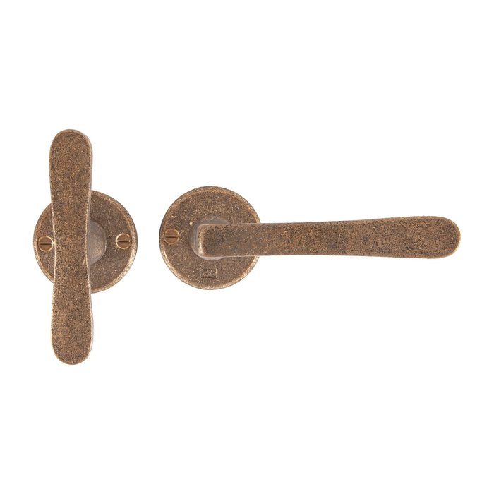 Dauby Poignées de porte PHTL "T+L" bronze brut (RB) sans BB