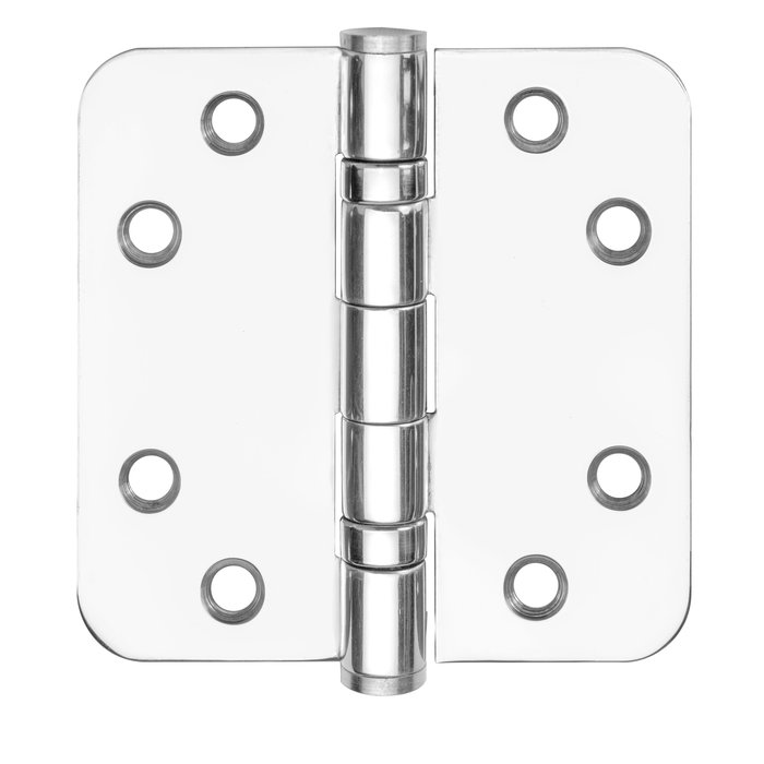 Formani Charnière Formani à roulement à billes 89x89mm BASICS LBSA8989 coins arrondis en acier inoxydable poli