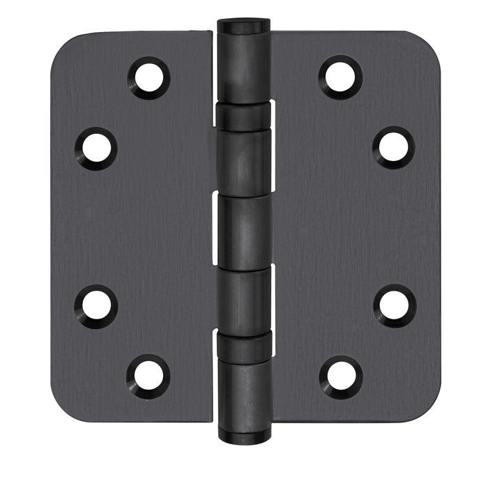 Formani Charnière Formani à roulement à billes 89x89mm BASICS LBSA8989 coins arrondis noir mat