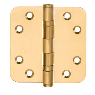 Formani Formani kogellagerscharnier BASICS LBSA8989 afgeronde hoeken PVD mat goud