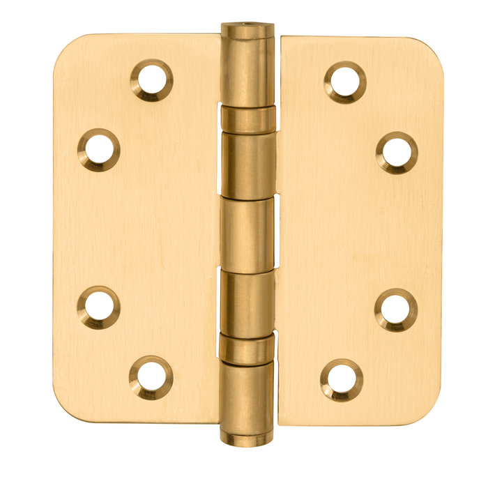 Formani Charnière Formani à roulement à billes 89x89mm BASICS LBSA8989 coins arrondis PVD or mat