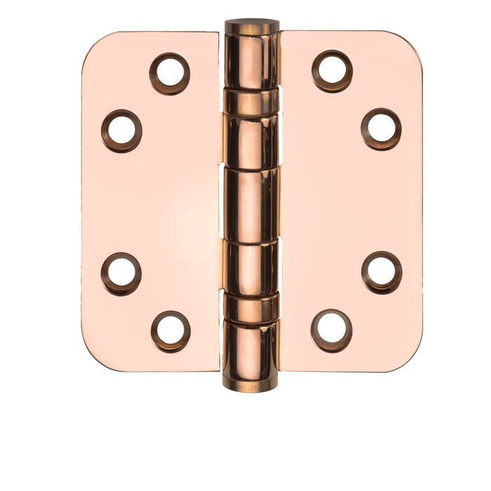 Formani Formani kogellagerscharnier 76x76mm afgeronde hoeken PVD gepolijst koper