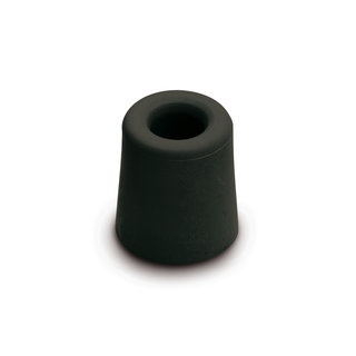 Dulimex Tampon de porte caoutchouc noir Ø37x48 mm