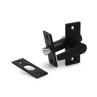 Dulimex Black insert bolt with striker plate length 70 mm