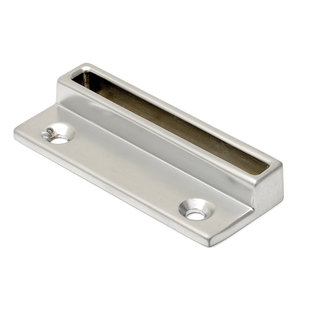 Dulimex Fensterbaumplatte aus Edelstahl 74x30 mm Zamak