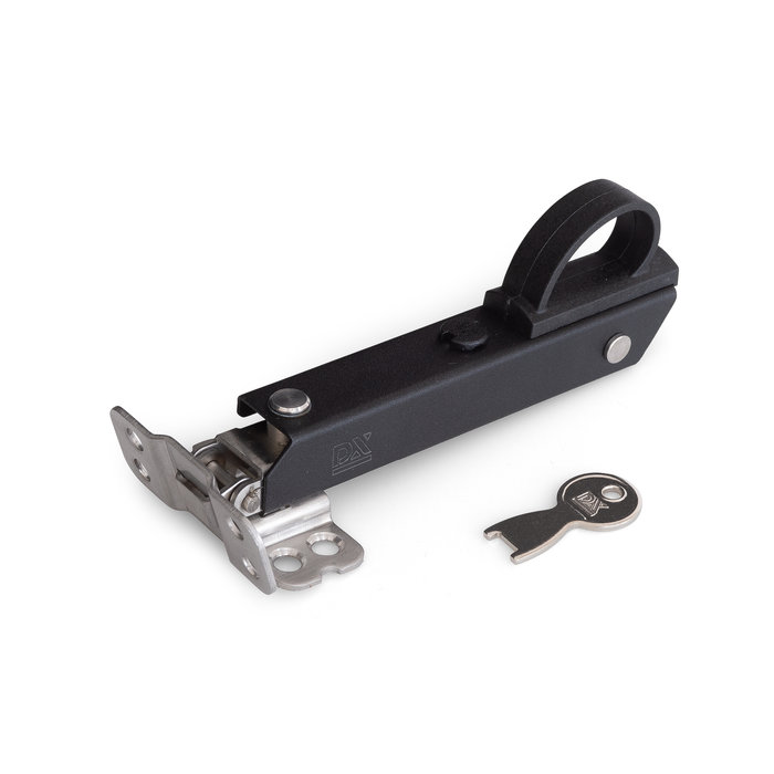 Dulimex Support de fenêtre escamotable noir-court -SKG**® en acier inoxydable