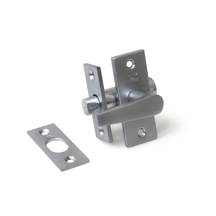 Dulimex Boulon d'insertion avec gâche longueur 70 mm gris argent