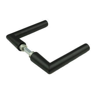 Dulimex Poignées de porte noires type 374 pour bouclier court