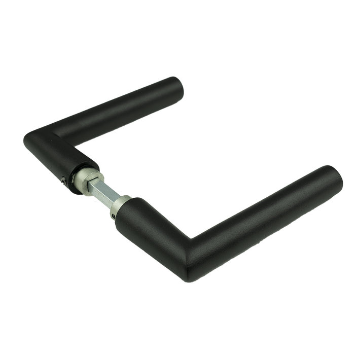 Dulimex Schwarze Türgriffe Typ 374 für Kurzschild