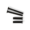 Dulimex Satz schwarze Lackschrauben M4 x 38 mm - 2 Stk