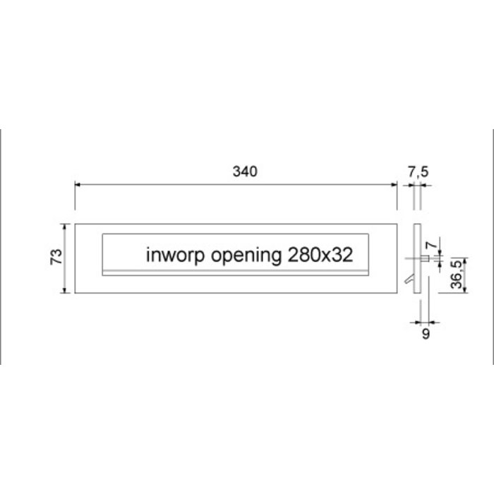 Dulimex Boîte aux lettres noire avec rabat à ressort s'ouvrant