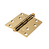 Dulimex Ball bearing hinge with loose pin 89 x 89 x 2.4 mm brass