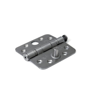 Dulimex Charnière à roulement à billes en acier inoxydable SKG***® 89 x 89 x 3,0 mm arrondie