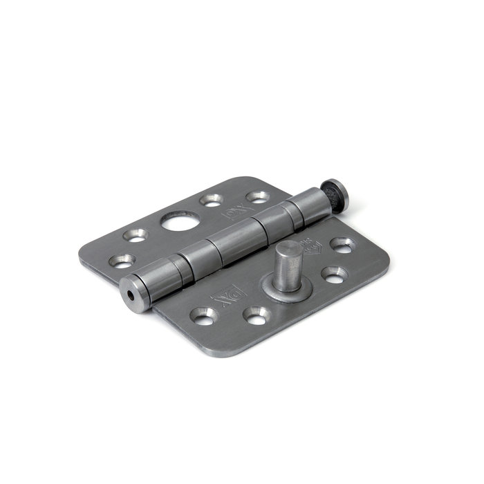 Dulimex Charnière à roulement à billes en acier inoxydable SKG***® 89 x 89 x 3.0 mm brossé arrondi