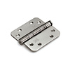Dulimex Stainless steel ball bearing hinge with loose pin 89 x 89 x 3.0 mm rounded