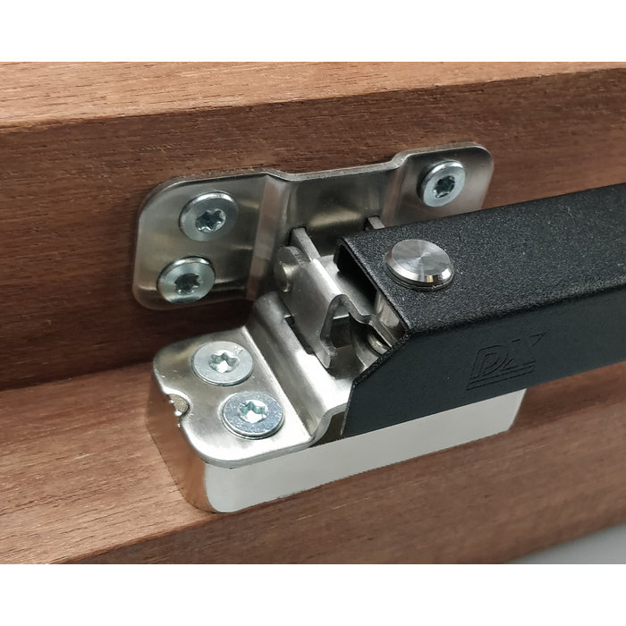 Dulimex Fensterfeststeller versenkbar weiß- kurz -SKG**® Edelstahl