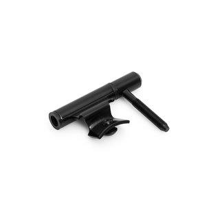 Dulimex Black lacquered drill-in hinge 14mm for brick-in frame