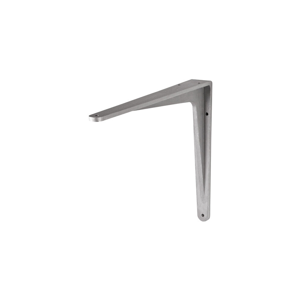 Zilvergrijze plankdrager Herakles HD 400x350mm uit aluminium