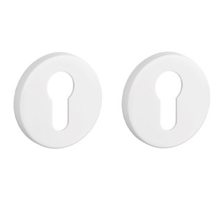 Aprile Plaques cylindriques Aprile rondes Ø 53x7mm blanches