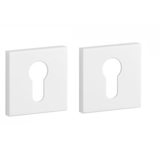 Aprile Plaques cylindriques Aprile carrées 53x53x7mm blanches