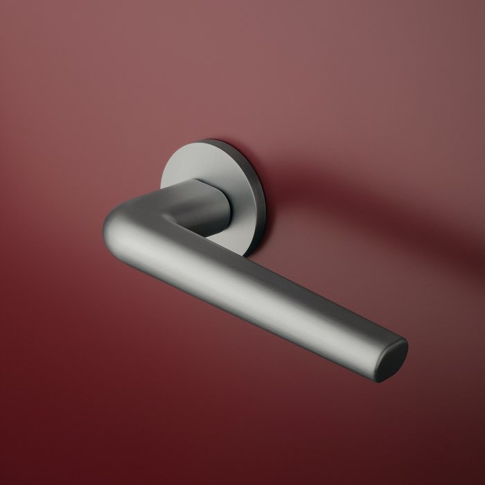 Aprile Poignées de porte solides Aprile FUNKIA chrome mat Ø 53x7 mm