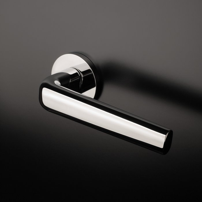 Aprile Poignées de porte solides Aprile INULA Chrome poli Ø 53x7 mm